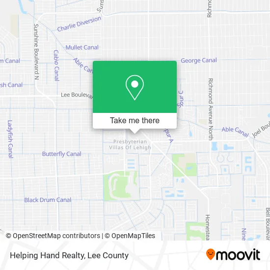 Helping Hand Realty map