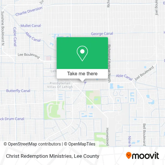 Christ Redemption Ministries map