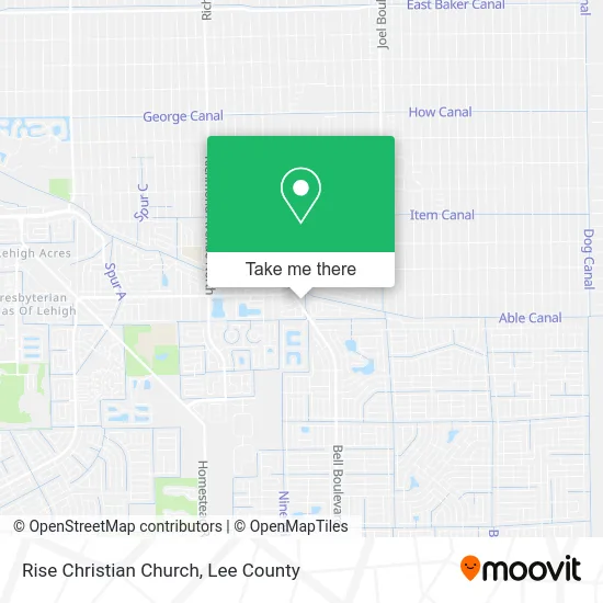 Rise Christian Church map