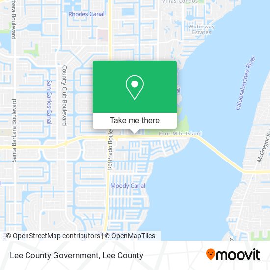 Mapa de Lee County Government