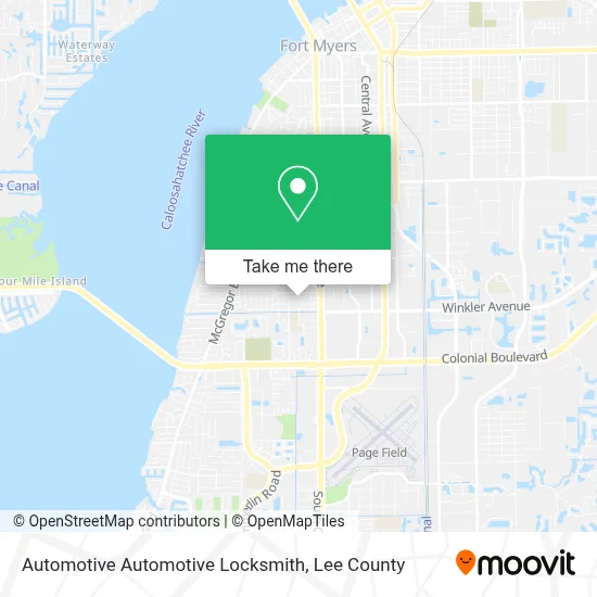 Automotive Automotive Locksmith map