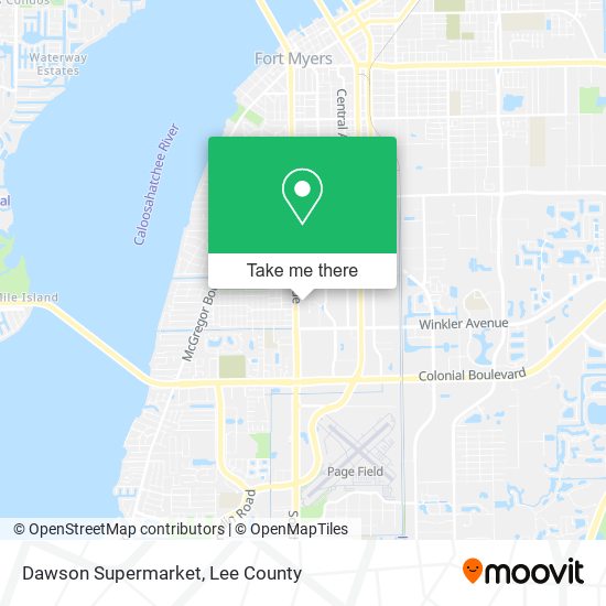 Dawson Supermarket map