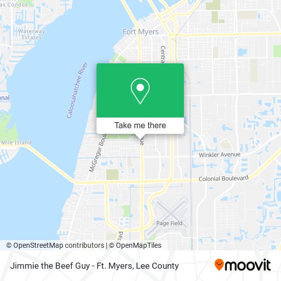 Mapa de Jimmie the Beef Guy - Ft. Myers