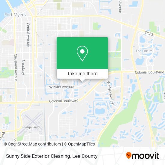 Mapa de Sunny Side Exterior Cleaning