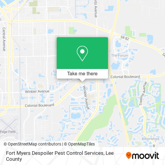 Fort Myers Despoiler Pest Control Services map