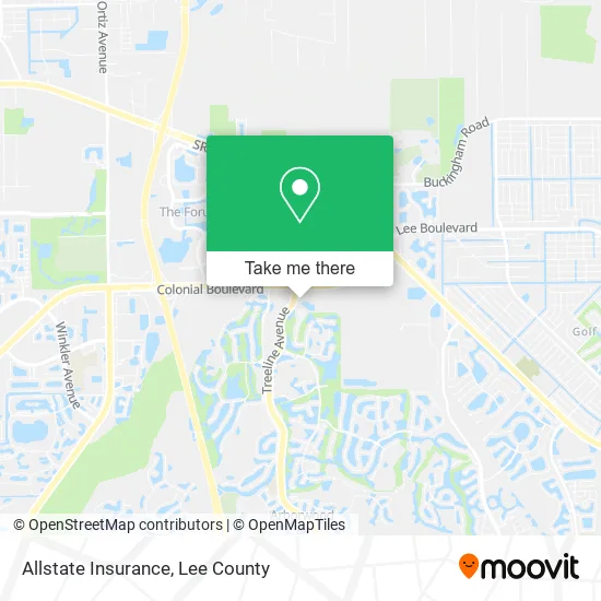 Allstate Insurance map