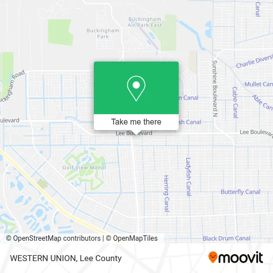 WESTERN UNION map