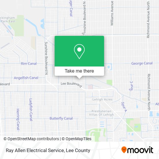 Mapa de Ray Allen Electrical Service