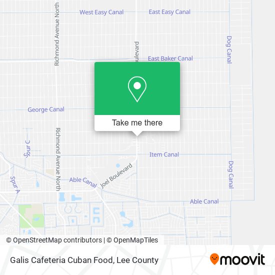 Galis Cafeteria Cuban Food map