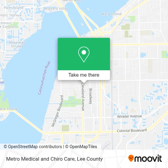 Metro Medical and Chiro Care map