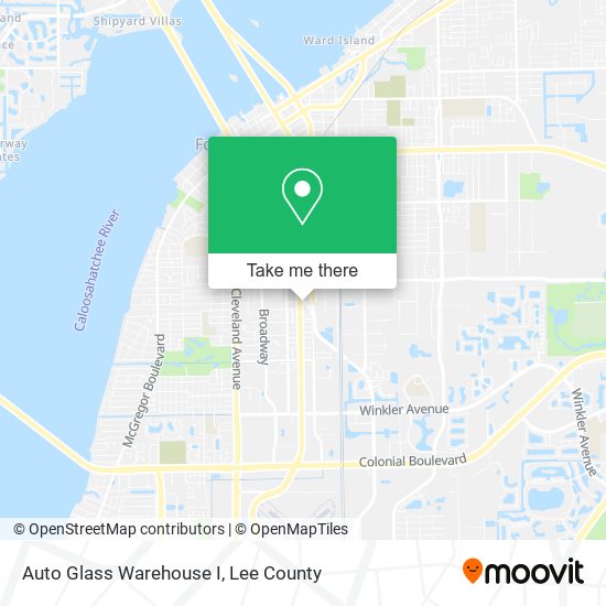 Auto Glass Warehouse I map