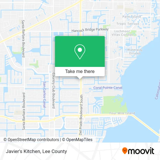 Javier's Kitchen map