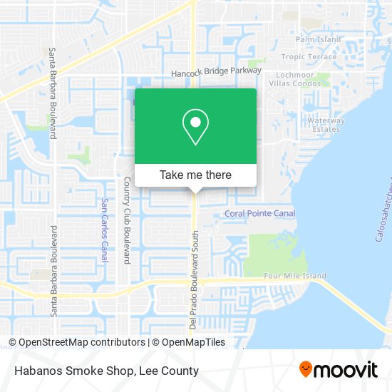 Mapa de Habanos Smoke Shop