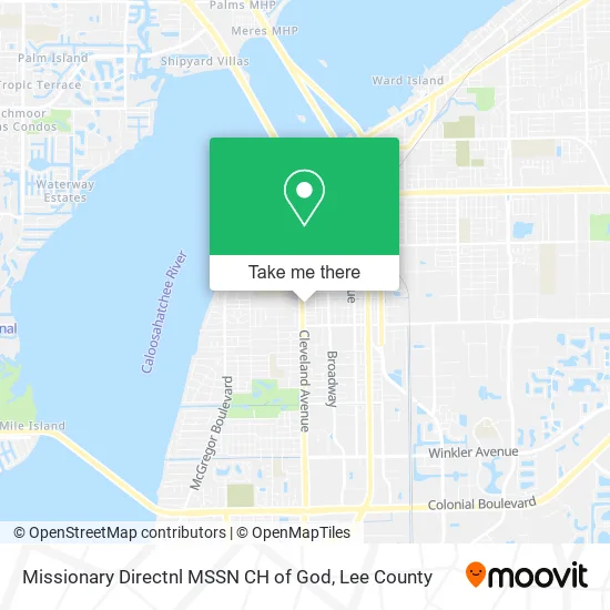 Mapa de Missionary Directnl MSSN CH of God