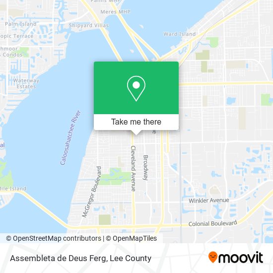 Mapa de Assembleta de Deus Ferg