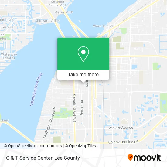 C & T Service Center map