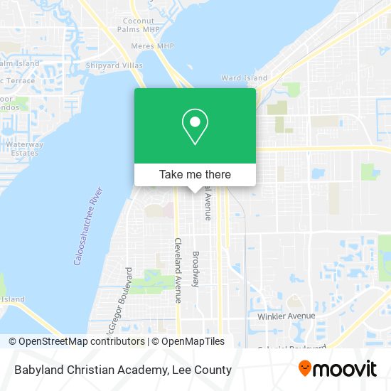 Mapa de Babyland Christian Academy