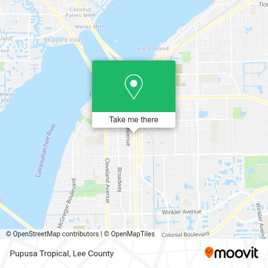 Pupusa Tropical map