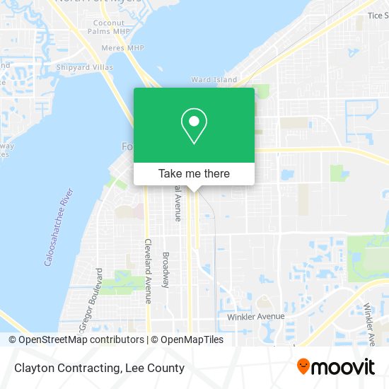 Clayton Contracting map
