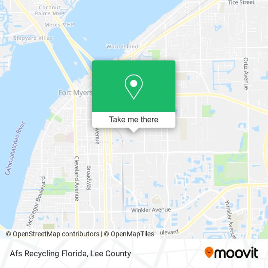 Mapa de Afs Recycling Florida