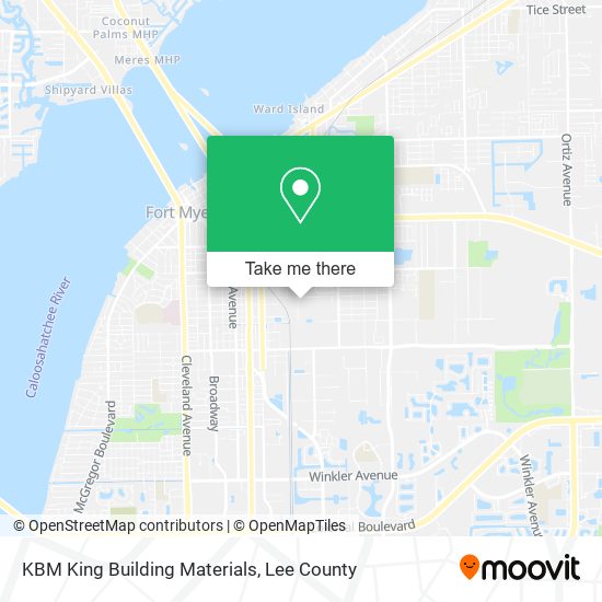 Mapa de KBM King Building Materials