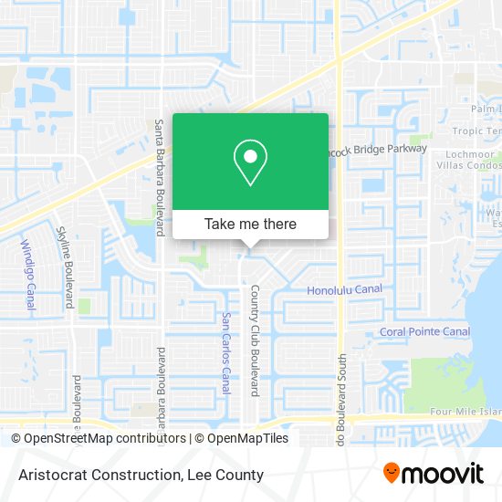 Aristocrat Construction map