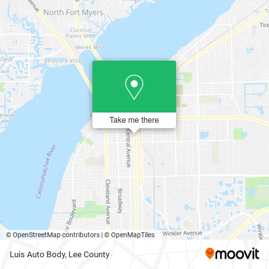 Luis Auto Body map