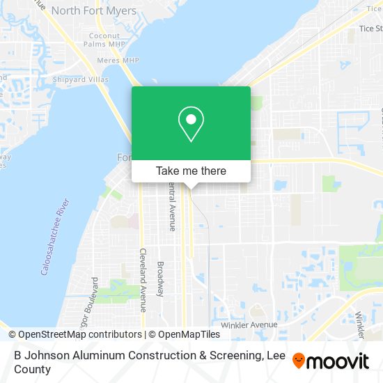 Mapa de B Johnson Aluminum Construction & Screening
