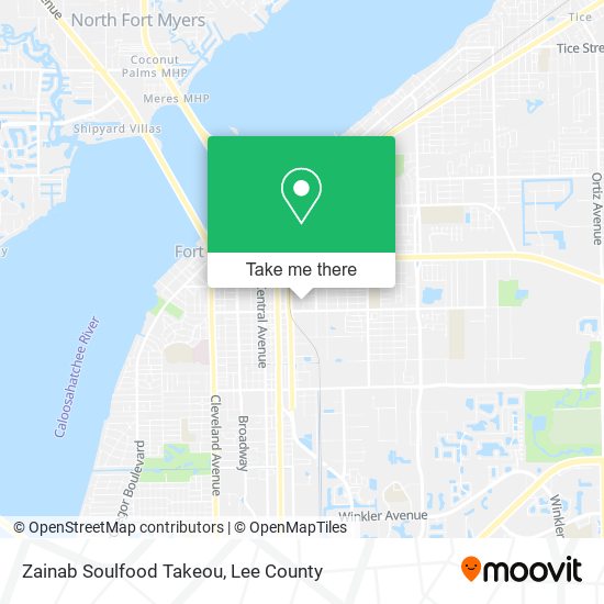 Zainab Soulfood Takeou map
