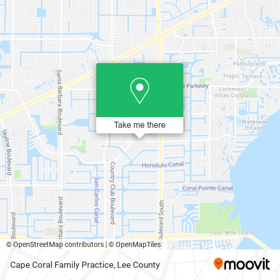 Mapa de Cape Coral Family Practice