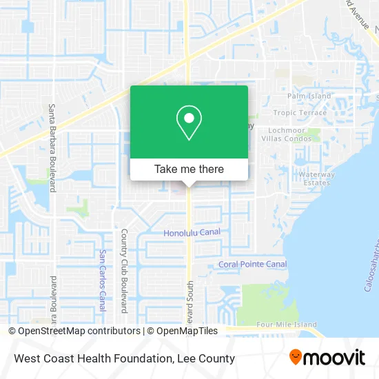West Coast Health Foundation map