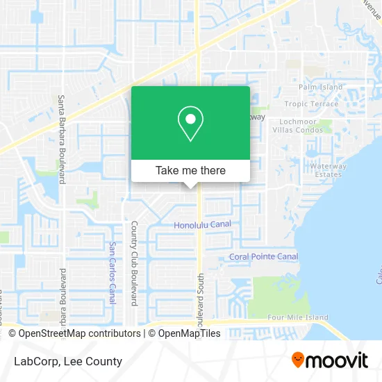 LabCorp map