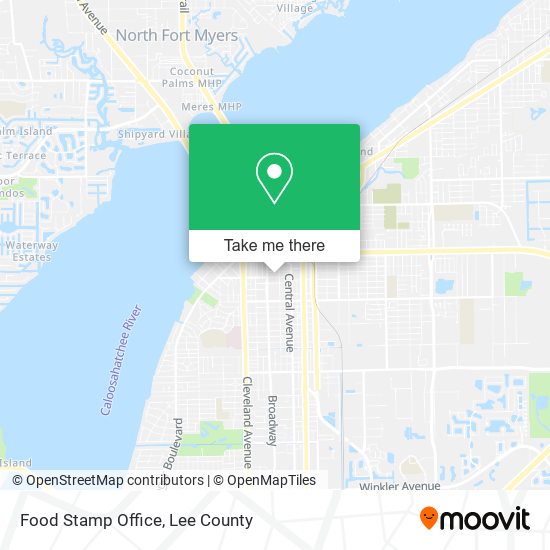 Food Stamp Office map