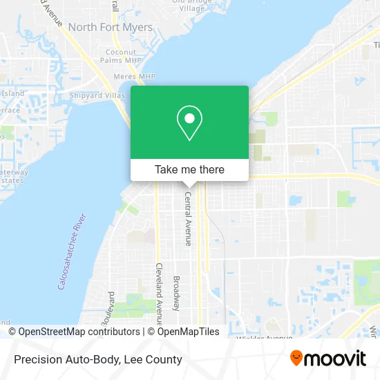 Precision Auto-Body map