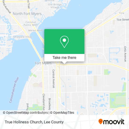 Mapa de True Holiness Church