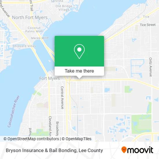 Bryson Insurance & Bail Bonding map