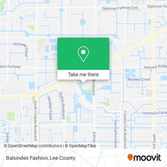 Mapa de Balsindes Fashion