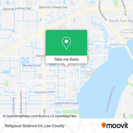 Religious Science Int map