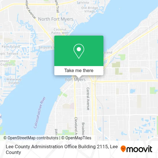Lee County Administration Office Building 2115 map