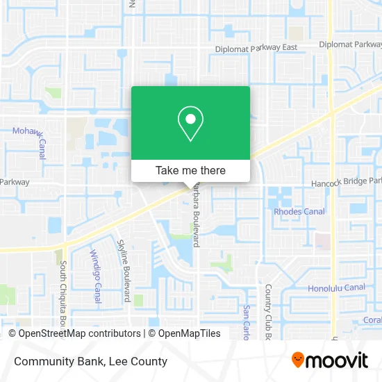 Community Bank map