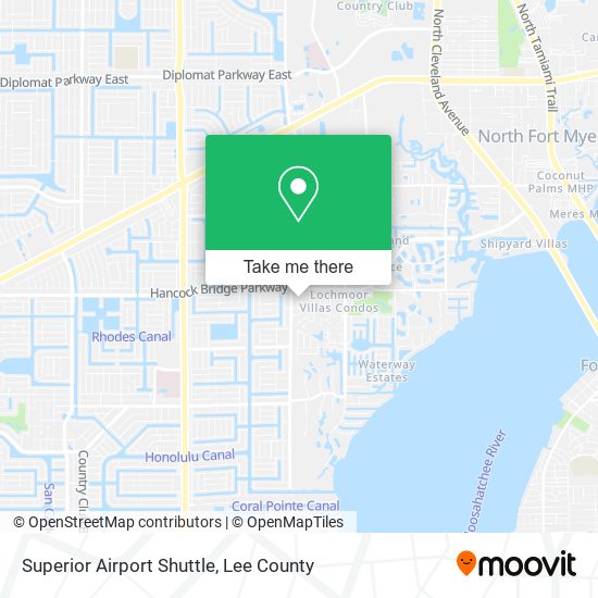 Mapa de Superior Airport Shuttle