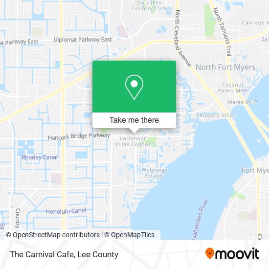 The Carnival Cafe map