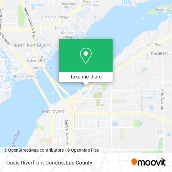 Oasis Riverfront Condos map