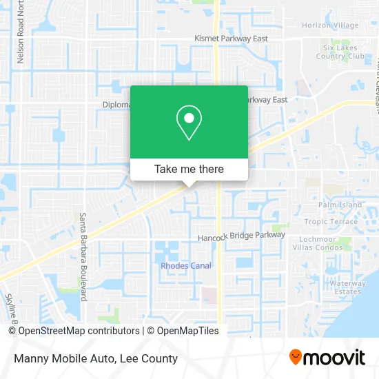 Manny Mobile Auto map