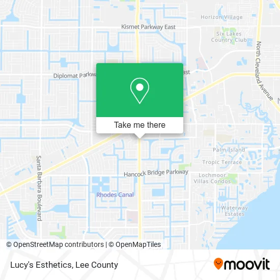 Lucy's Esthetics map