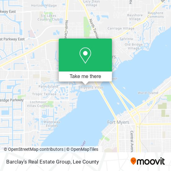 Barclay's Real Estate Group map