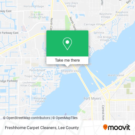 Freshhome Carpet Cleaners map