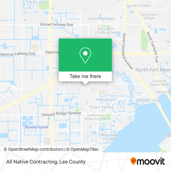 All Native Contracting map