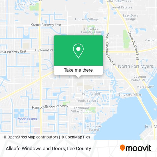 Allsafe Windows and Doors map