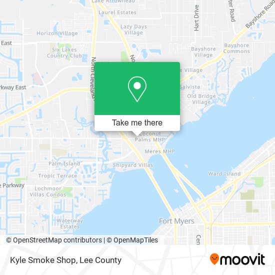 Kyle Smoke Shop map